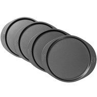 Wilton Easy Layers 4-Piece 8&quot; Round Non-Stick Cake Pans Set w/ Tasty Recipes