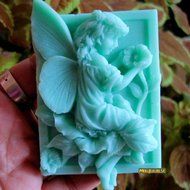 Pinkie Tm angel girl Handmade soap silicone mold , silica gel mould,silicon candle moulds,gift favors wholesale