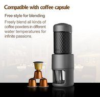 Staresso Coffee Maker with Espresso, Cappuccino, Quick Cold Brew All in One (SP-200 Black) N15