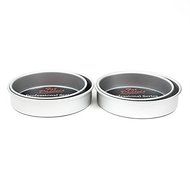Cake Pan Set of 4, Round 2 Inches (Two 8&quot;, Two 9&quot;) by Fat Daddio&#039;s