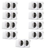 Acoustic Audio CS-I63S In Wall / Ceiling 6.5" Speakers 9 Pair Pack 3 Way 5400 Watt CS-I63S-9PR