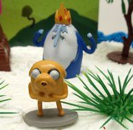Adventure Time and Regular Show Birthday Cake Topper Set Featuring Finn, Jake, Princess Bubblegum, Ice King and... N2