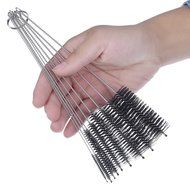 eBoot 8.2 Inch Nylon Tube Cleaning Brush Set Pipe Cleaning Brushes with Protective Cap, 10 Pieces N3