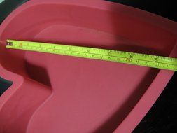 Red Heart Cake Pan: cmsHome Premium Food Grade Silicone Non-Stick Non-Toxic Heart Pan 9 X 9.5 N8