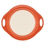 Rachael Ray Stoneware 9-Inch Pie Baker, Orange