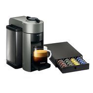 Nespresso VertuoLine Evoluo Grey Coffee and Espresso Maker with 40 Capsule Storage Drawer and Free Set of 6 Espresso... N6