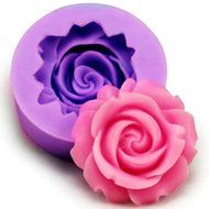 Longzang F130S Flower Fondant Silicone Sugar Craft Mold, Mini, Pink N2