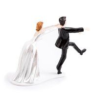 Better Line Funny Decorative Cake Toppers - Bride Carrying the Groom Cake Topper N4