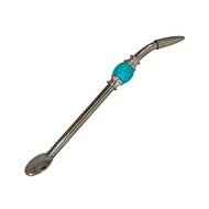 RECHERE Stainless Steel Yerba Mate Tea Bombilla Gourd Drinking Straw Filter Silver (Purple) N7