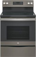GE JB645EKES 30" Electric Freestanding Range with 4 Burners, Smoothtop, Storage Drawer, 5.3 cu. ft. Primary Oven...