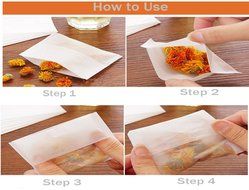 XDOBO Corn Fiber Reverse Fold Tea Bags in Clay Pot Soup Filter Bag Empty Tea Bags Braised Food Bags Coffee Bags... N5