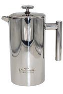 Platinum French Press Coffee Stainless Steel Double Wall 1000ml / 34OZ 1 Liter Insulated Double Wall. Makes 8... N6