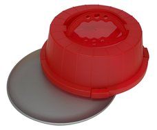 OvenStuff Non-Stick 12 Inch Cake Carrier with Cover and Handles N3