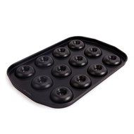 MyLifeUNIT Carbon Steel 12 Cavity Donut Pan, Non Stick Donut Pan Mini