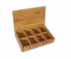 Island Bamboo 11-Inch Tea Box