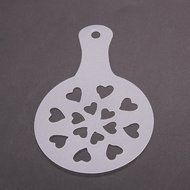 3.35&quot; Coffee Barista Cookies Cappuccino Art Stencils, 8Pcs (Christmas) N16