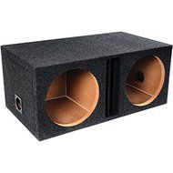 New QBOX D12DO2V 12" Dual Vented Divided Enclosure