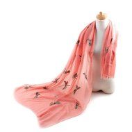 Banggood Women's Cotton Voile Dragonfly Printed Long Scarf N2