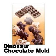 ACE 12in1 Mixed Dinosaur Shape Silicone Choco Cake Jelly Cookie Mold Pan Mould