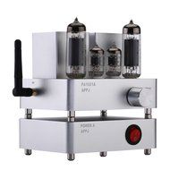 Gemtune APPJ PA1601A wiFI 6P14+6J1 tube amplifier,AUX/Smart Phone/SD Card/PC/Flash Disk Input (Silver)