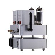 Gemtune APPJ PA1601A wiFI 6P14+6J1 tube amplifier,AUX/Smart Phone/SD Card/PC/Flash Disk Input (Silver) N2