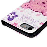 iPhone 7 Case (4.7 inch) - Wallet Folio Flip Premuim PU Leather Case Colorful Print Design with Stand Magnetic... N51