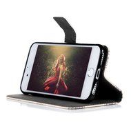 iPhone 7 Case (4.7 inch) - Wallet Folio Flip Premuim PU Leather Case Colorful Print Design with Stand Magnetic... N52