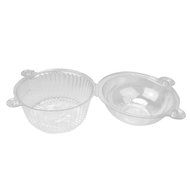 Disposable 50 Clear Plastic Single Cup Cake Muffin Case Pods Boxes Holder New N5