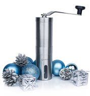 Gorfields Manual Coffee Grinder &ndash; Maker of Single Cup Brew &ndash; Adjustable Hand Crank, Conical Burr, Fine to Coarse... N6