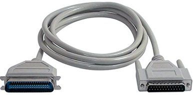 Vintage PC Concepts Parallel Printer Cable DB-25 Male to Centronics 36-Pin Male; 10 Feet; 4210