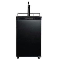 Midea WHS-199BB1 Compact Single Door Kegerator Beer/Beverage Refrigerator and Dispenser, 4.9 Cubic Feet, Black