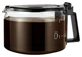 Medelco GL204BK Universal Replacement Coffee Carafe, Glass, 4 and 5 Cup