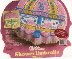 Wilton Cake Pan: Shower Umbrella (2105-2293, 1984)