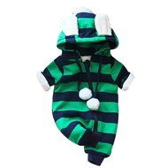 Hooded Jumpsuit ,BeautyVan Winter Infant Boy Girl Warm Romper Hooded Jumpsuit Outfits Clothes (90, Green) N2