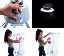 Tidalpool Portable Clothes Dryer - 1200W Electric Laundry Drying Rack with Heater UV Light N7