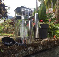 The Original Sovrano International French Press 34oz (1 Liter) &ndash; Vero Coffee and Tea Press &ndash; Stainless Steel w... N6