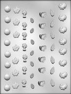 CK Products Mini Fall/Thanksgiving Lay-ons Chocolate Mold
