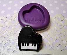 Silicone Mold Piano Mould (25mm) Cupcake Topper Fondant Chocolate Candy Clay&nbsp;