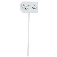 Paper Star I do Cake Topper Cupcake Pick Wedding Party Decor Pack of 10 - Beige N10
