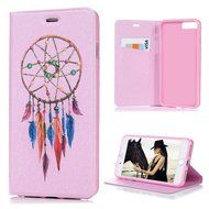 iPhone 7 Plus Case (5.5 inch) - Book Style Flip Stand Silk Pattern Wallet Case Magnetic Smart Closure PU Leather... N22