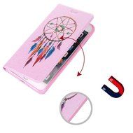 iPhone 7 Plus Case (5.5 inch) - Book Style Flip Stand Silk Pattern Wallet Case Magnetic Smart Closure PU Leather... N23
