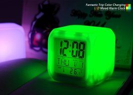 Fantastic Trip Color Changing LED Mood Alarm Clock N4