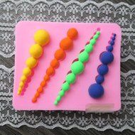 Anyana Bead Silicone Fondant Mold Cake Decorating Pastry Gum Pastry Tool Kitchen Tool Sugar Paste Baking Mould...