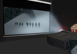 OEM L4 LED LCD (HD 720p) Video Projector - International Version - White (FP1276L4W-IV) N9