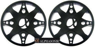 PGR12RB - Alphasonik 12" Black Excursion Grilles Pair N4