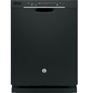GE 24" Black Built-In Dishwasher with Front Controls