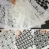 ART Kitchenware New 8pcs/set Bubble Impression Stencil Stone,Zebra,Animal Skin Template Fondant Cake Decorating... N4