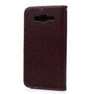 J7 Case,Samsung Galaxy J7 Case (2015 Version) - Wallet Embossed Butterflies Tree Premuim PU Leather Soft TPU Inner... N7