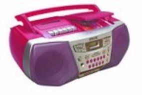 Sony CFD922 Cranberry Red CD Radio Cassette Recorder