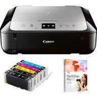 Canon PIXMA MG6821 Wireless Color Photo Printer with Scanner &amp; Copier (0519C042) Extreme Speed 5PK XL Ink Carts... N6